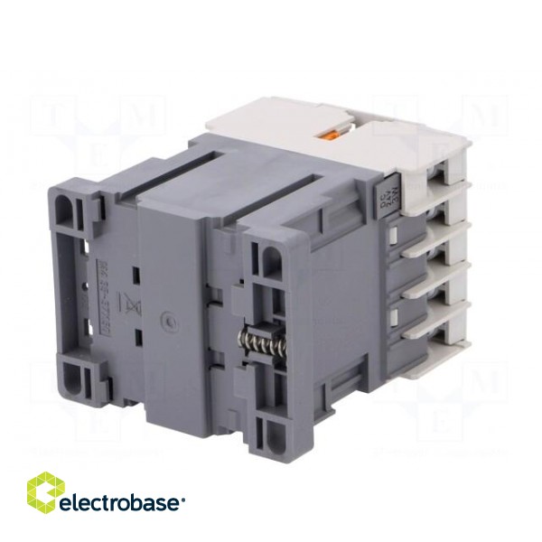 Contactor: 3-pole | NO x3 | Auxiliary contacts: NO | 24VDC | 9A | W: 45mm image 6