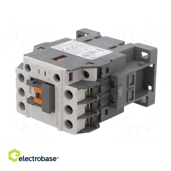 Contactor: 3-pole | NO x3 | Auxiliary contacts: NO + NC | 110VAC | 12A image 2