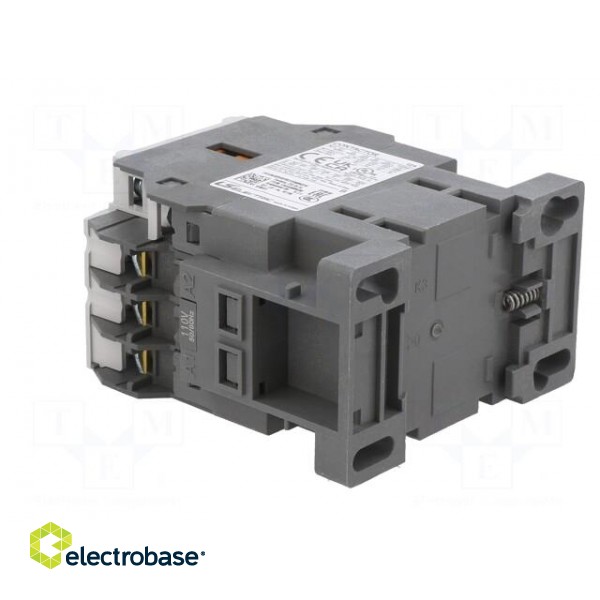 Contactor: 3-pole | NO x3 | Auxiliary contacts: NO + NC | 110VAC | 12A image 4