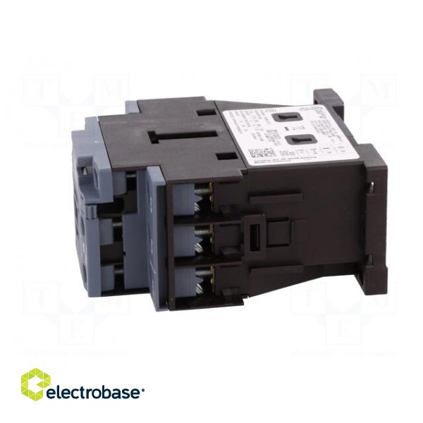 Contactor: 3-pole | NO x3 | Auxiliary contacts: NO + NC | 110VAC | 32A image 3