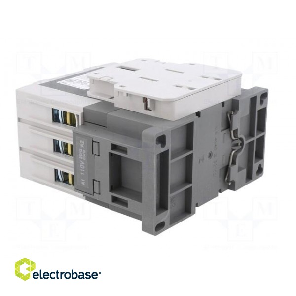 Contactor: 3-pole | NO x3 | Auxiliary contacts: NO + NC | 110VAC | 65A image 4