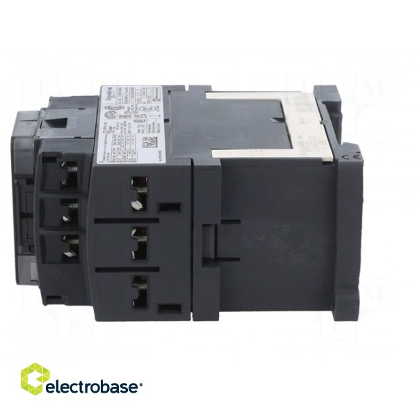 Contactor: 3-pole | NO x3 | Auxiliary contacts: NO + NC | 110VDC | 18A image 3