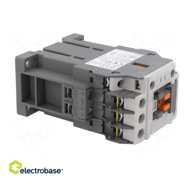 Contactor: 3-pole | NO x3 | Auxiliary contacts: NO + NC | 220VDC | 9A image 8