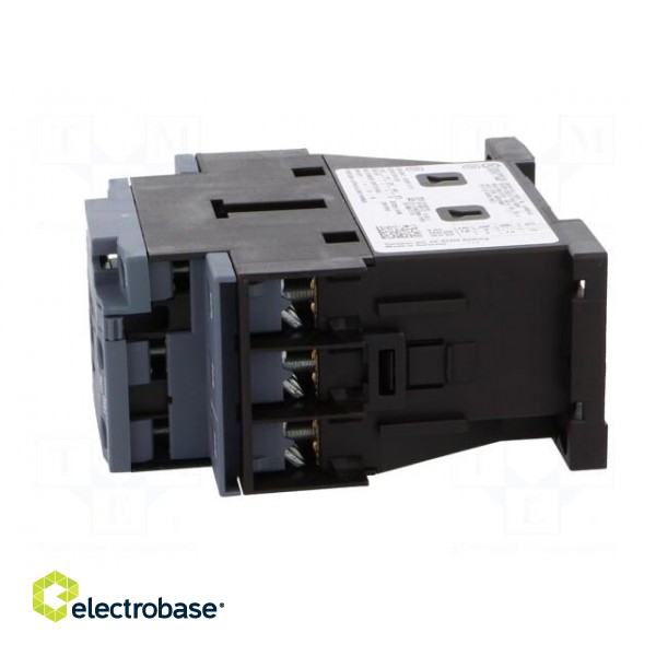 Contactor: 3-pole | NO x3 | Auxiliary contacts: NO + NC | 230VAC | 12A image 3