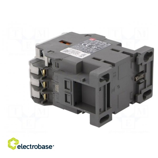 Contactor: 3-pole | NO x3 | Auxiliary contacts: NO + NC | 230VAC | 18A image 4