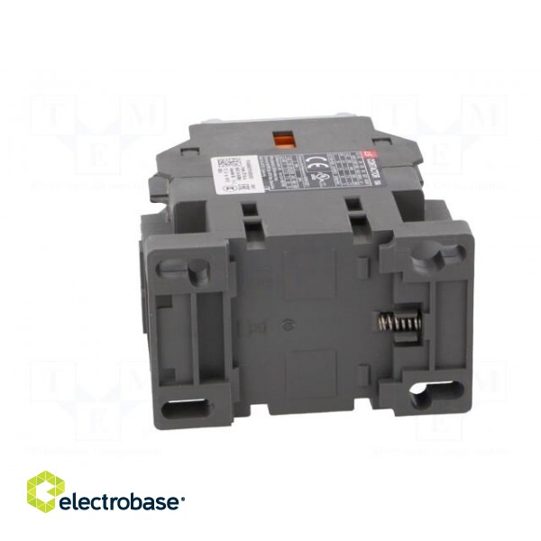 Contactor: 3-pole | NO x3 | Auxiliary contacts: NO + NC | 230VAC | 18A image 5