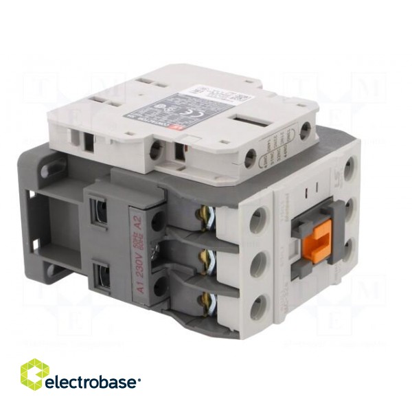 Contactor: 3-pole | NO x3 | Auxiliary contacts: NO + NC | 230VAC | 32A image 8