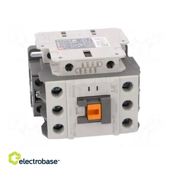 Contactor: 3-pole | NO x3 | Auxiliary contacts: NO + NC | 230VAC | 32A image 9