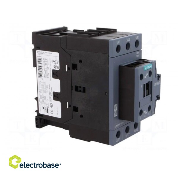 Contactor: 3-pole | NO x3 | Auxiliary contacts: NO + NC | 230VAC | 40A image 8