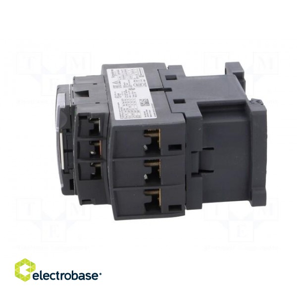 Contactor: 3-pole | NO x3 | Auxiliary contacts: NO + NC | 24÷60VAC image 3