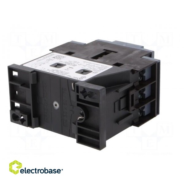 Contactor: 3-pole | NO x3 | Auxiliary contacts: NO + NC | 24VAC | 12A image 6