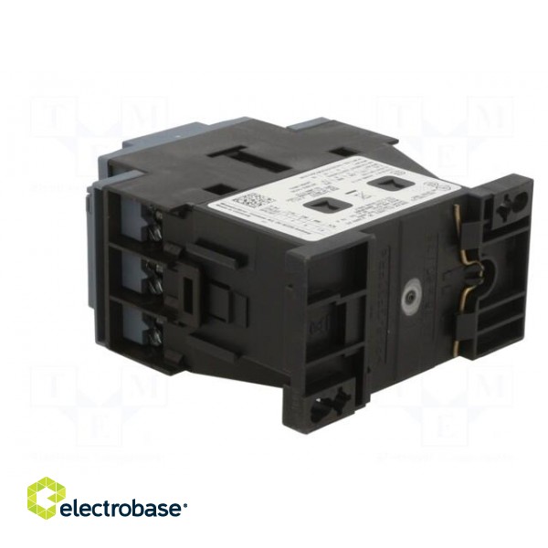 Contactor: 3-pole | NO x3 | Auxiliary contacts: NO + NC | 24VAC | 9A image 4