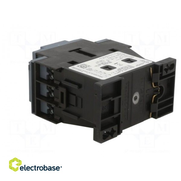 Contactor: 3-pole | NO x3 | Auxiliary contacts: NO + NC | 24VAC | 9A paveikslėlis 4