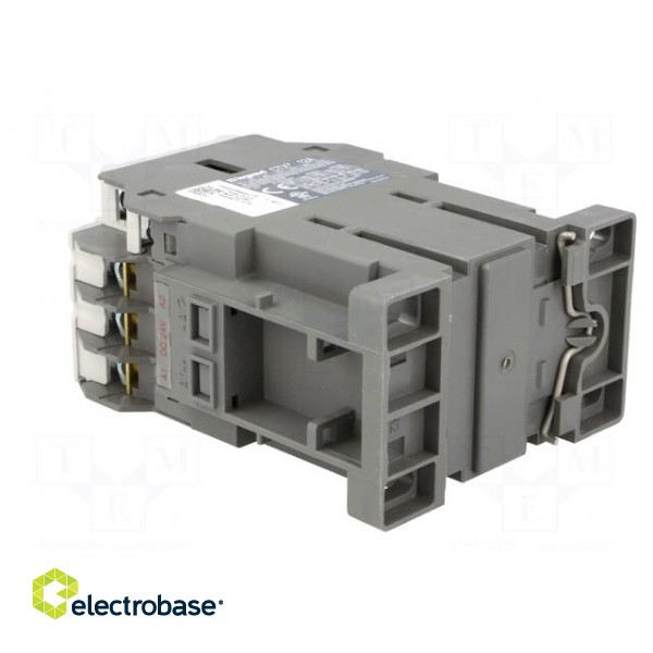 Contactor: 3-pole | NO x3 | Auxiliary contacts: NO + NC | 24VDC | 12A image 4