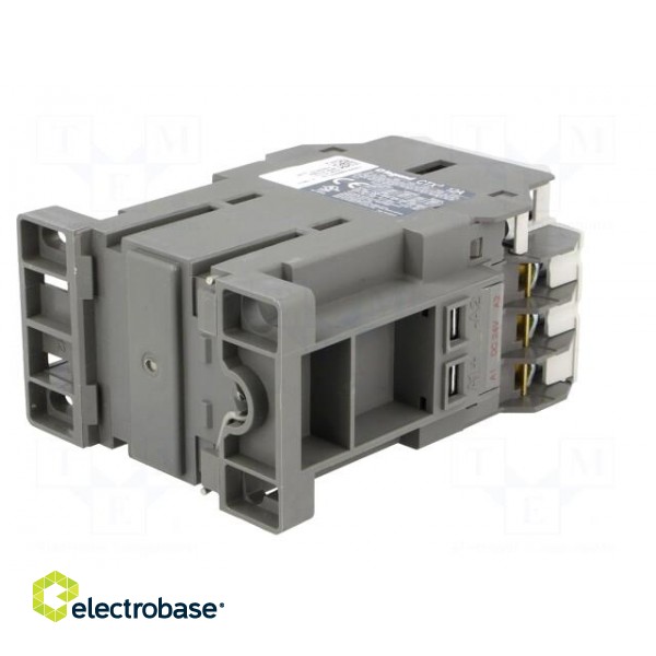 Contactor: 3-pole | NO x3 | Auxiliary contacts: NO + NC | 24VDC | 12A image 6
