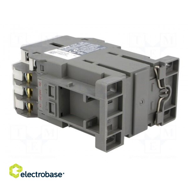 Contactor: 3-pole | NO x3 | Auxiliary contacts: NO + NC | 24VDC | 22A image 4