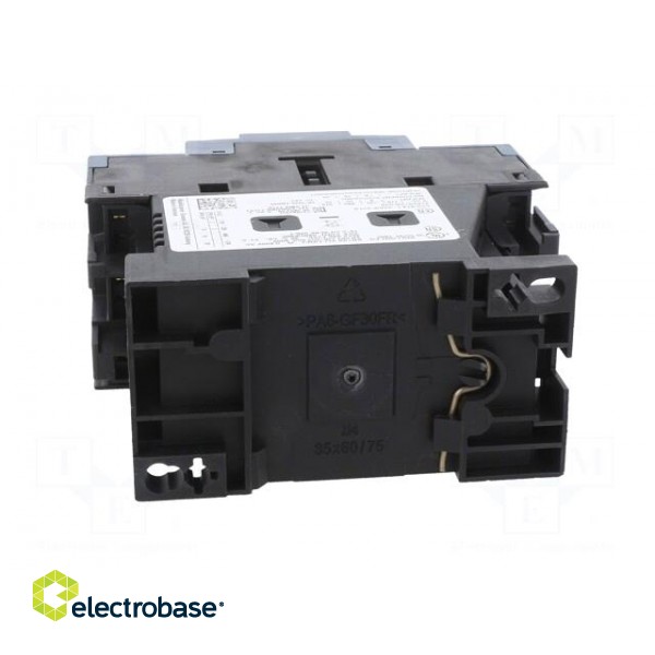 Contactor: 3-pole | NO x3 | Auxiliary contacts: NO + NC | 24VDC | 25A image 5