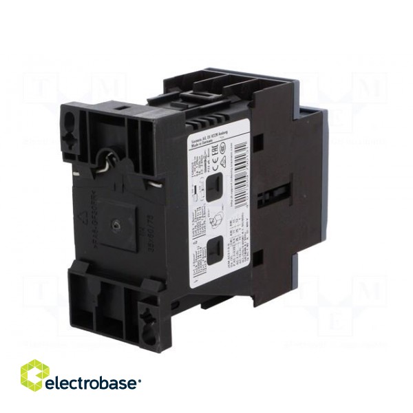 Contactor: 3-pole | NO x3 | Auxiliary contacts: NO + NC | 24VDC | 25A image 6