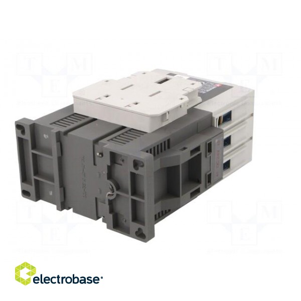 Contactor: 3-pole | NO x3 | Auxiliary contacts: NO + NC | 24VDC | 65A image 6
