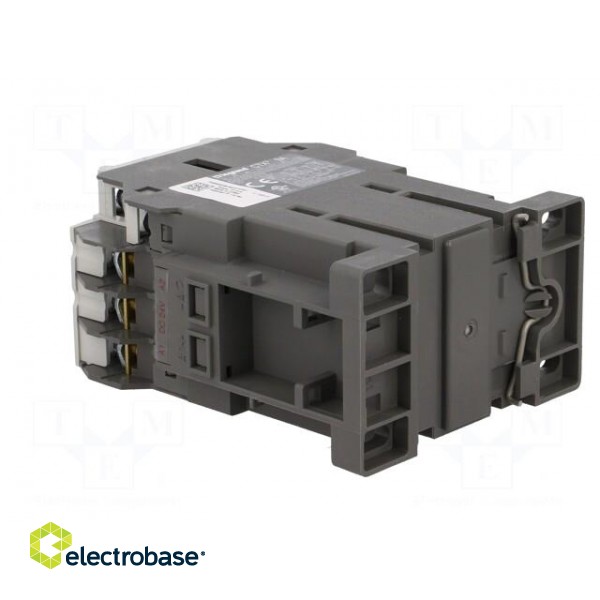 Contactor: 3-pole | NO x3 | Auxiliary contacts: NO + NC | 24VDC | 9A image 4