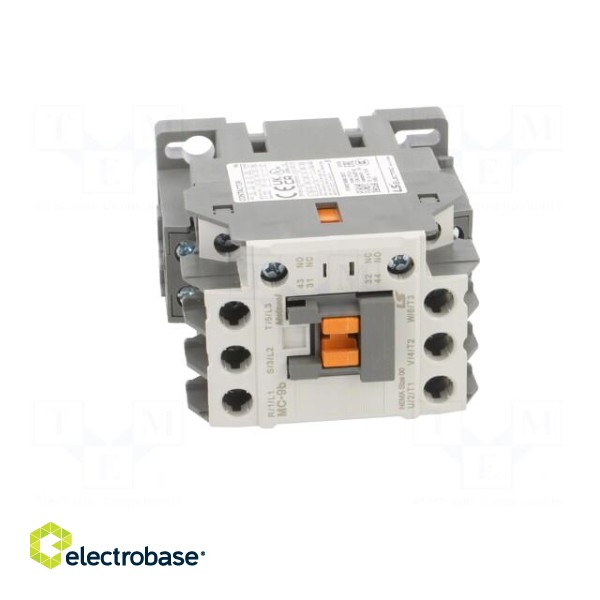Contactor: 3-pole | NO x3 | Auxiliary contacts: NO + NC | 42VAC | 9A image 9