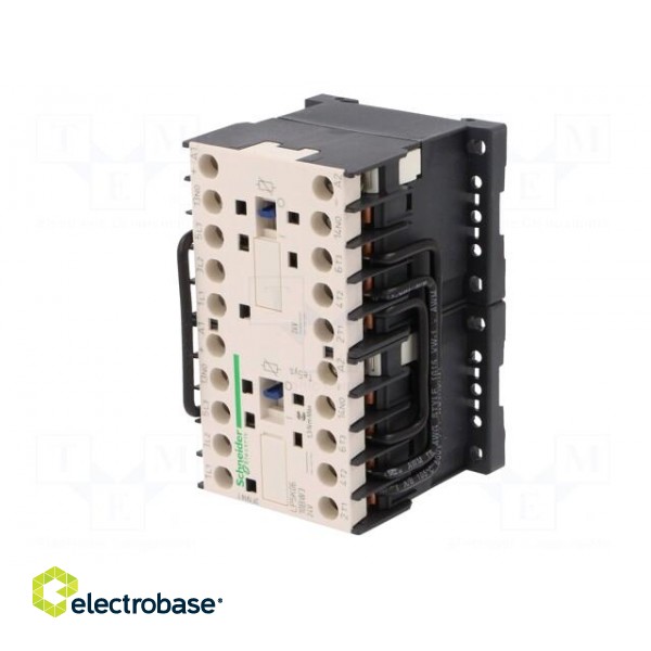 Contactor: 3-pole reversing | NO x3 | Auxiliary contacts: NO | 24VDC image 2