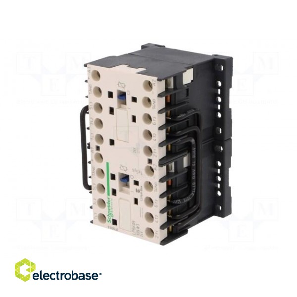 Contactor: 3-pole reversing | NO x3 | Auxiliary contacts: NO | 24VDC image 2
