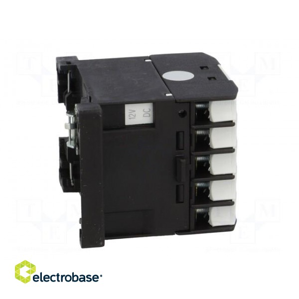 Contactor: 4-pole | NC + NO x3 | 12VDC | 6A | DIN,on panel | DILER image 7