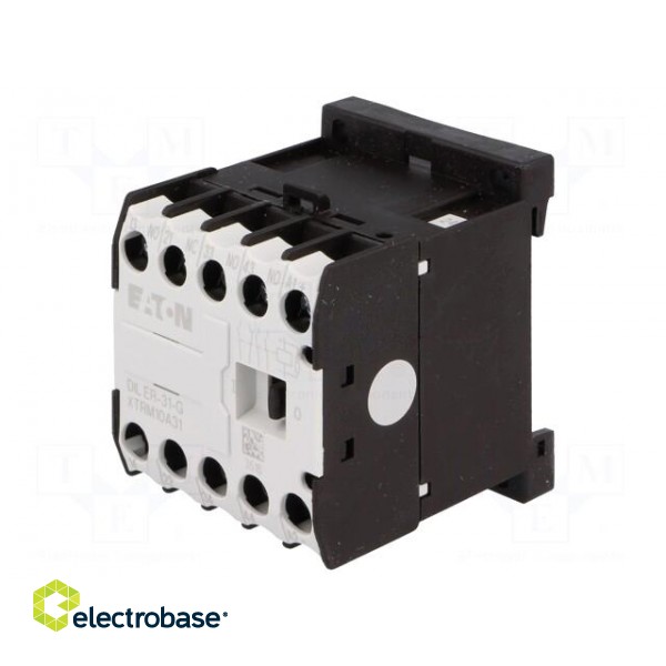 Contactor: 4-pole | NC + NO x3 | 24VDC | 6A | DIN,on panel | DILER image 1