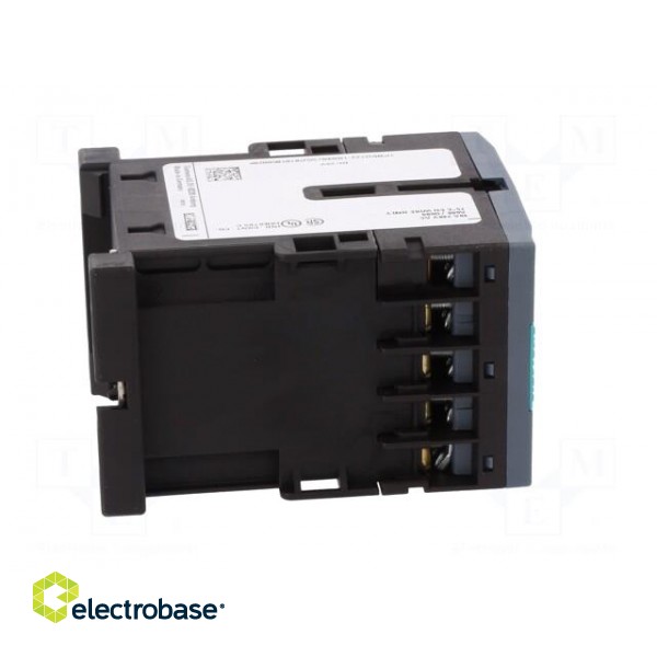 Contactor: 4-pole | NC x2 + NO x2 | 24VDC | 10A | DIN,on panel | 3RH20 paveikslėlis 7