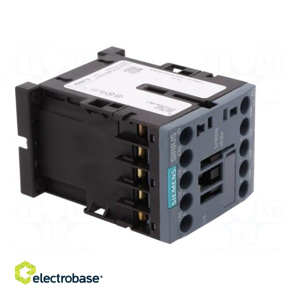 Contactor: 4-pole | NC x2 + NO x2 | 24VDC | 10A | DIN,on panel | 3RH20 image 8