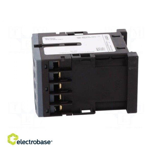 Contactor: 4-pole | NC x2 + NO x2 | 24VDC | 10A | DIN,on panel | 3RH20 image 3