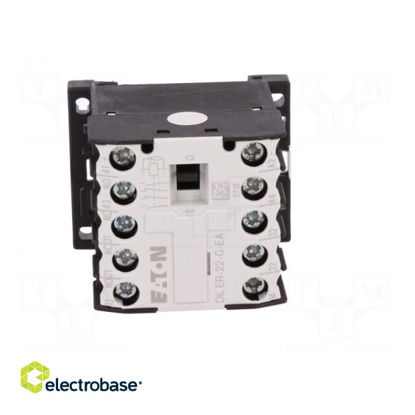 Contactor: 4-pole | NC x2 + NO x2 | 24VDC | 6A | DIN,on panel | DILER image 9