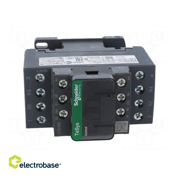 Contactor: 4-pole | NC x2 + NO x2 | Auxiliary contacts: NC + NO image 9