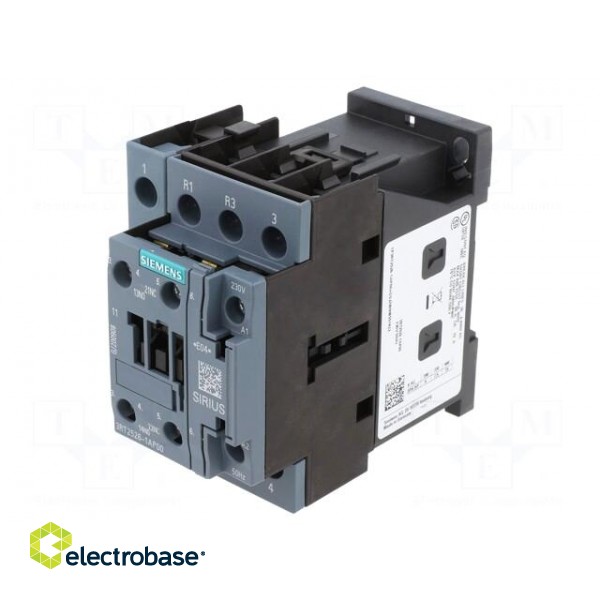 Contactor: 4-pole | NC x2 + NO x2 | Auxiliary contacts: NO + NC image 1