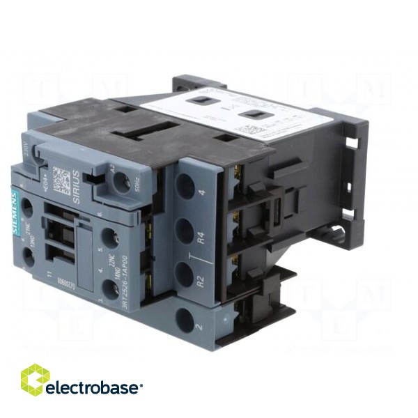 Contactor: 4-pole | NC x2 + NO x2 | Auxiliary contacts: NO + NC image 2