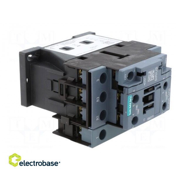 Contactor: 4-pole | NC x2 + NO x2 | Auxiliary contacts: NO + NC image 8
