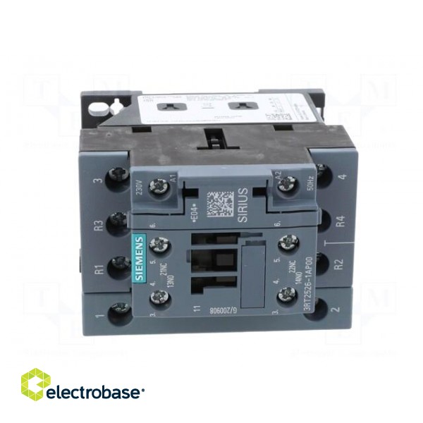 Contactor: 4-pole | NC x2 + NO x2 | Auxiliary contacts: NO + NC image 9