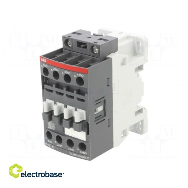 Contactor: 4-pole | NO x4 | 100÷250VAC,100÷250VDC | 3A | NF | -40÷70°C фото 1