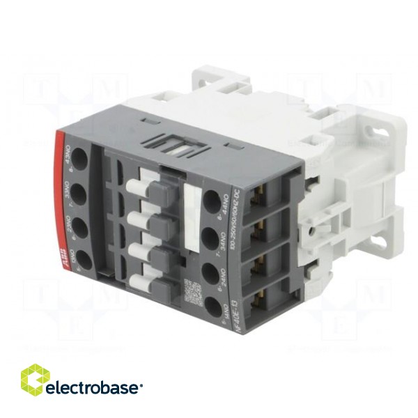 Contactor: 4-pole | NO x4 | 100÷250VAC,100÷250VDC | 3A | NF | -40÷70°C фото 2