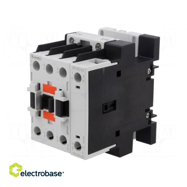 Contactor: 4-pole | NO x4 | 230VAC | 38A | for DIN rail mounting | BF