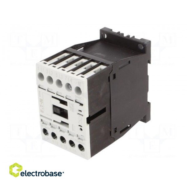 Contactor: 4-pole | NO x4 | 24VDC | 12A | DILMP | screw terminals | 690V image 1