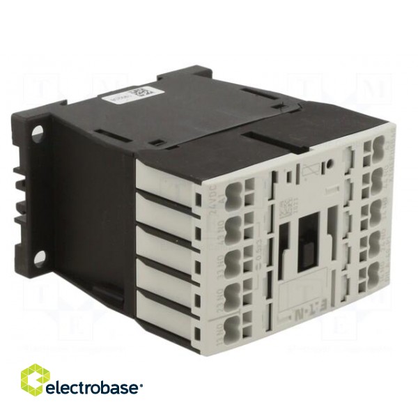 Contactor: 4-pole | NO x4 | 24VDC | 4A | for DIN rail mounting | W: 45mm image 8