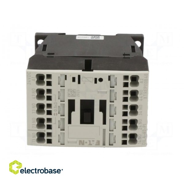 Contactor: 4-pole | NO x4 | 24VDC | 4A | for DIN rail mounting | W: 45mm image 9