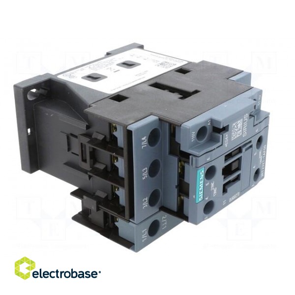 Contactor: 4-pole | NO x4 | Auxiliary contacts: NO + NC | 110VAC image 8
