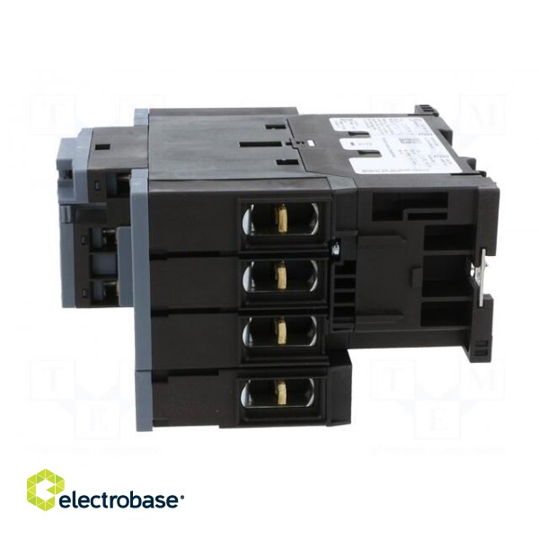 Contactor: 4-pole | NO x4 | Auxiliary contacts: NO + NC | 24VDC | 38A image 3