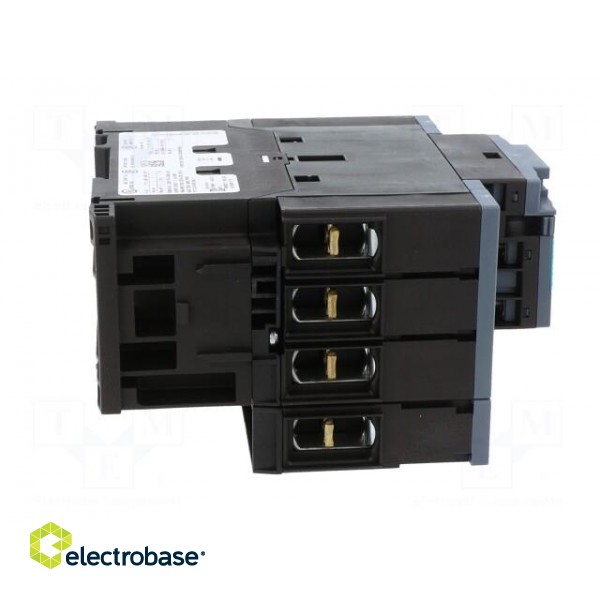 Contactor: 4-pole | NO x4 | Auxiliary contacts: NO + NC | 24VDC | 38A image 7