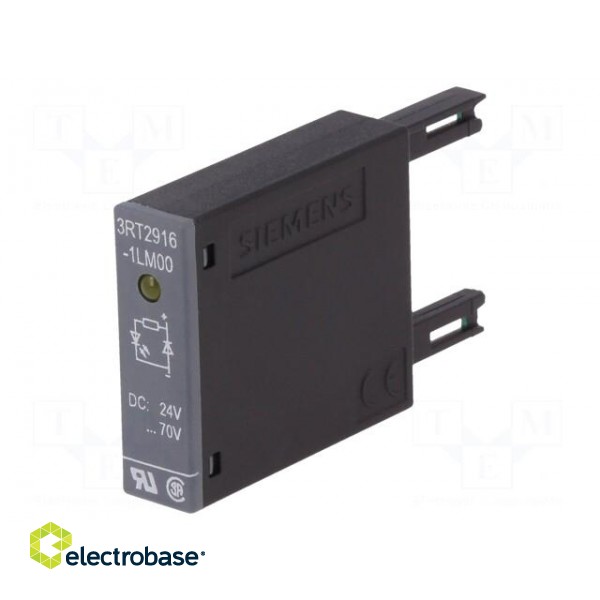 Surge arrestor | noise suppression diode | Series: 3RT20 | Size: S00 image 1