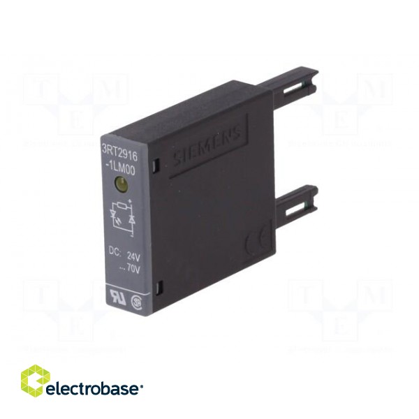 Surge arrestor | noise suppression diode | Series: 3RT20 | Size: S00 image 2
