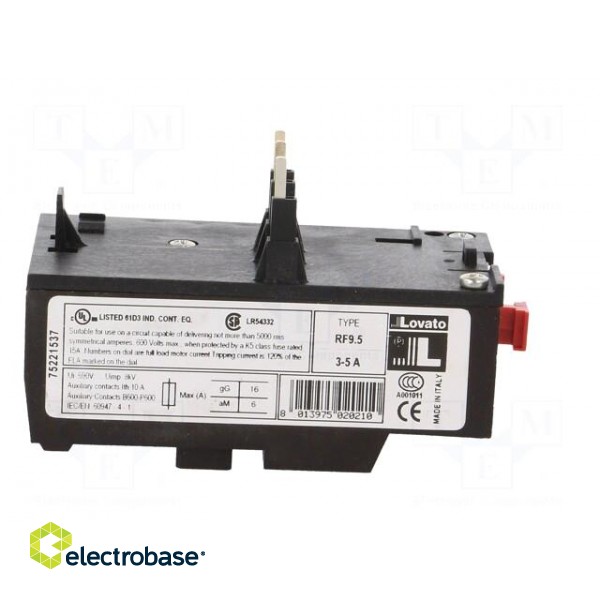 Thermal relay | Series: 11RF9 | Leads: screw terminals | 3÷5A image 7